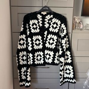 ELAN CROCHET CARDIGAN XL
